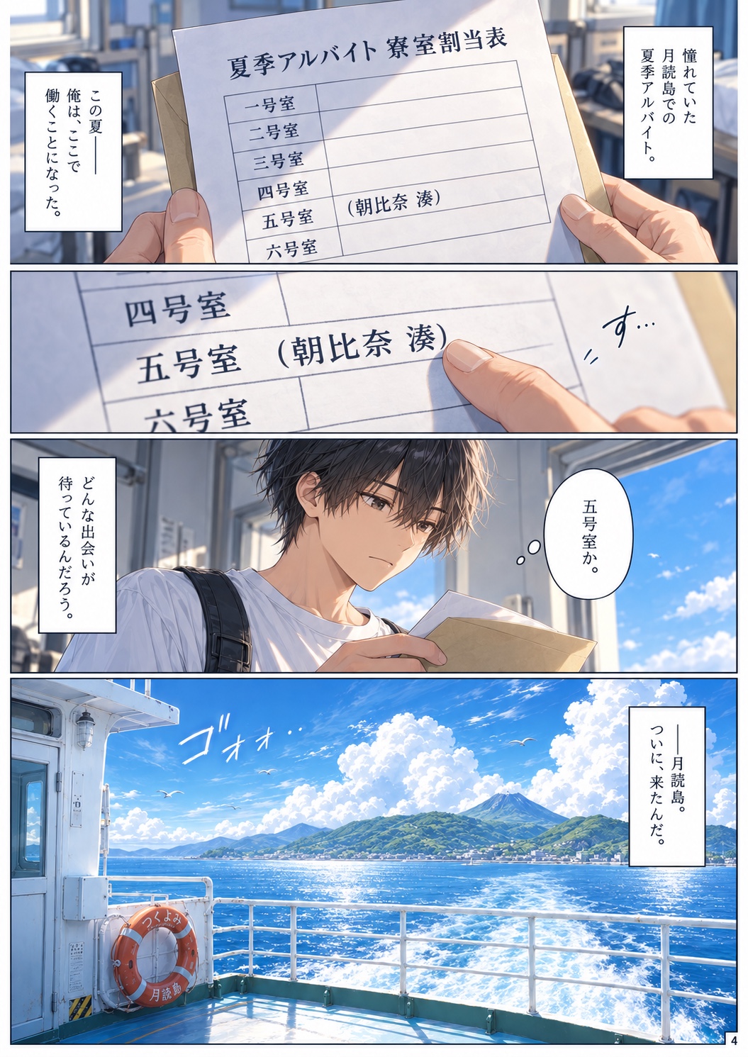 月が沈むまで。 Chapter 1 ページ4