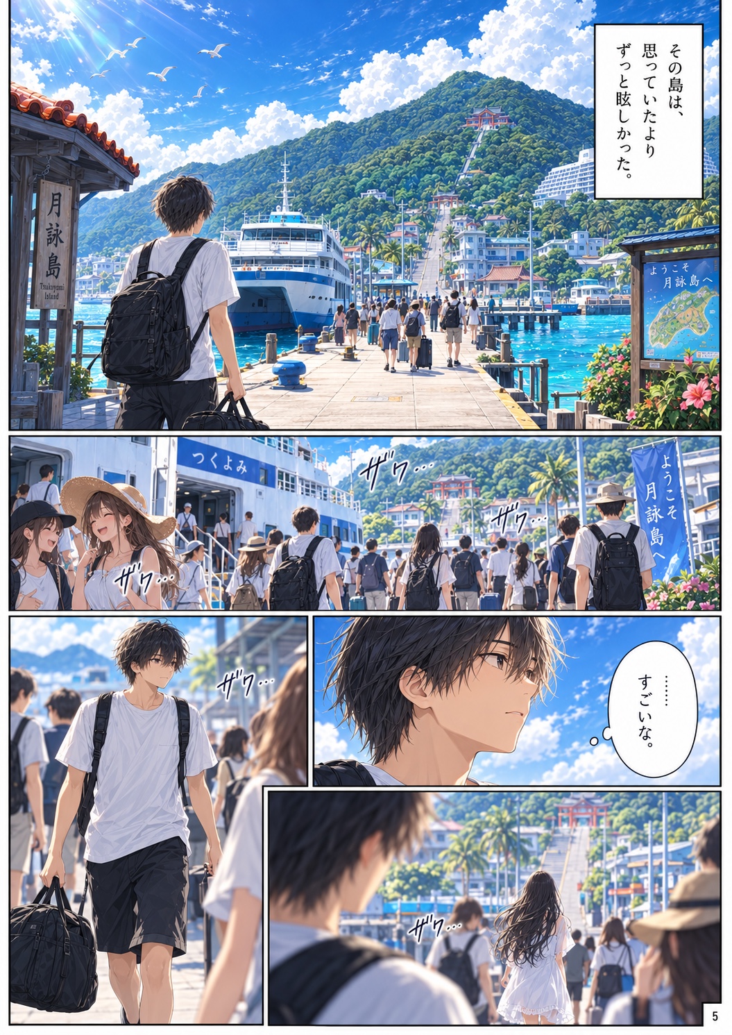 月が沈むまで。 Chapter 1 ページ5