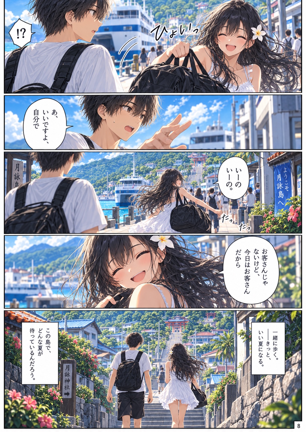 月が沈むまで。 Chapter 1 ページ8