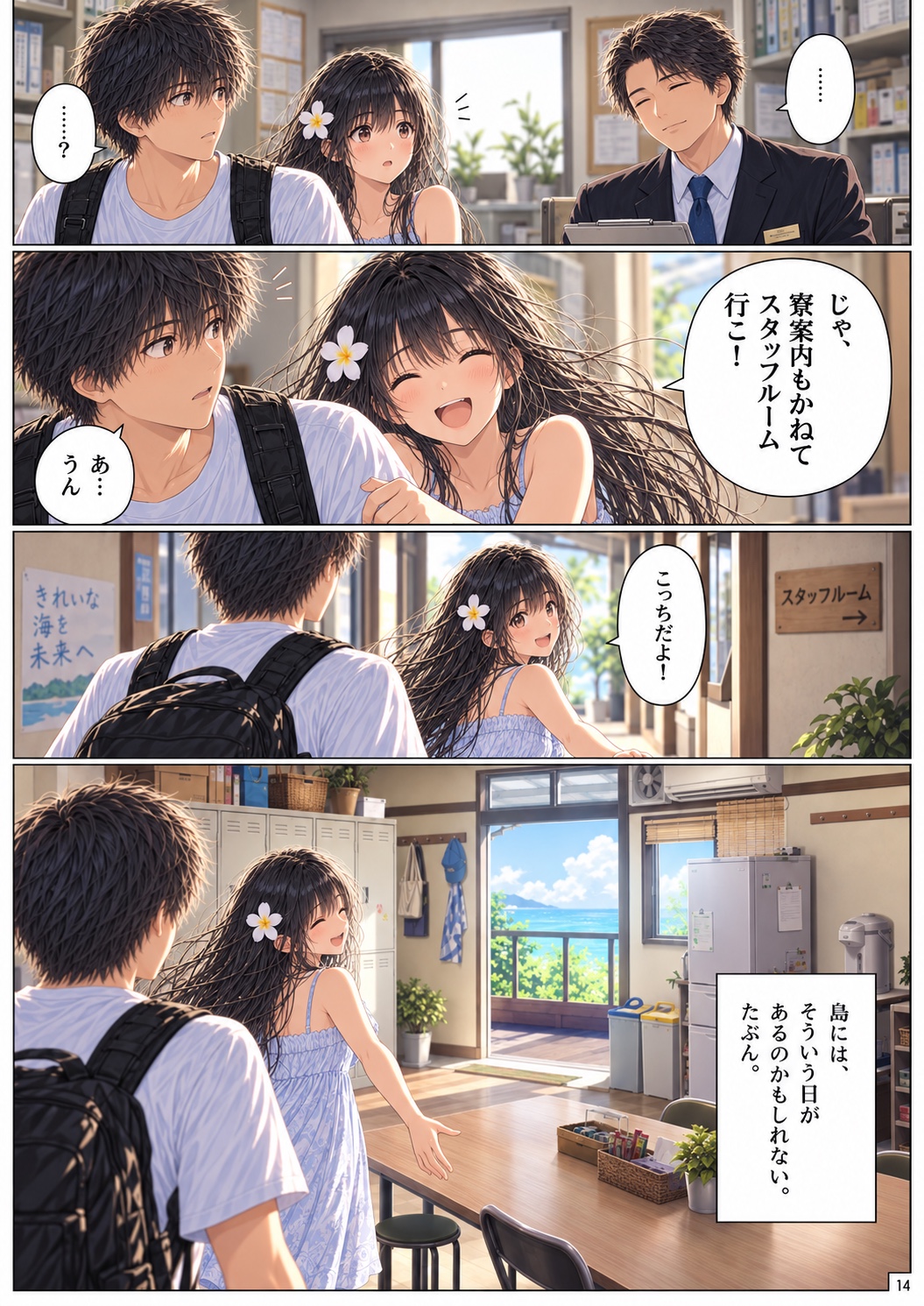 月が沈むまで。 Chapter 1 ページ14