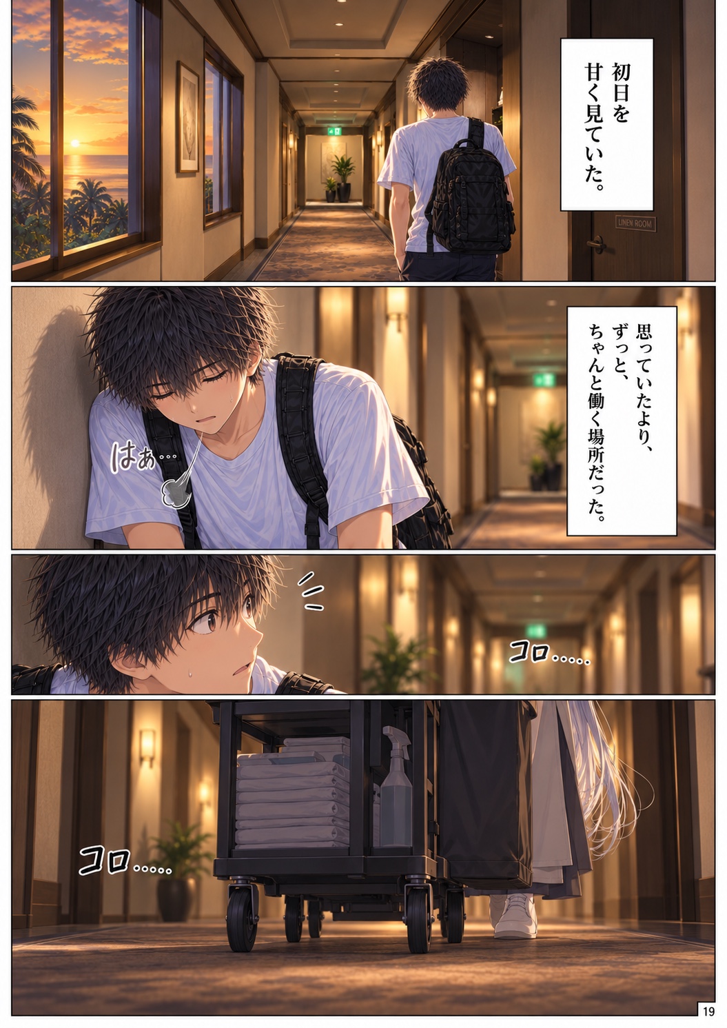 月が沈むまで。 Chapter 1 ページ19