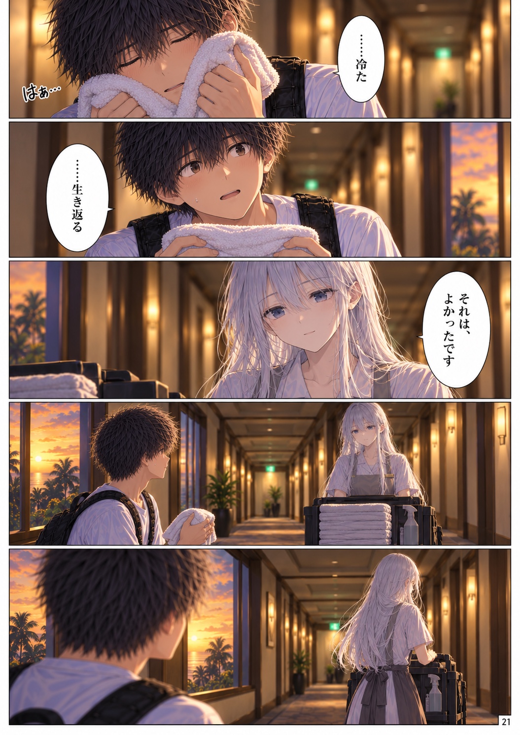 月が沈むまで。 Chapter 1 ページ21