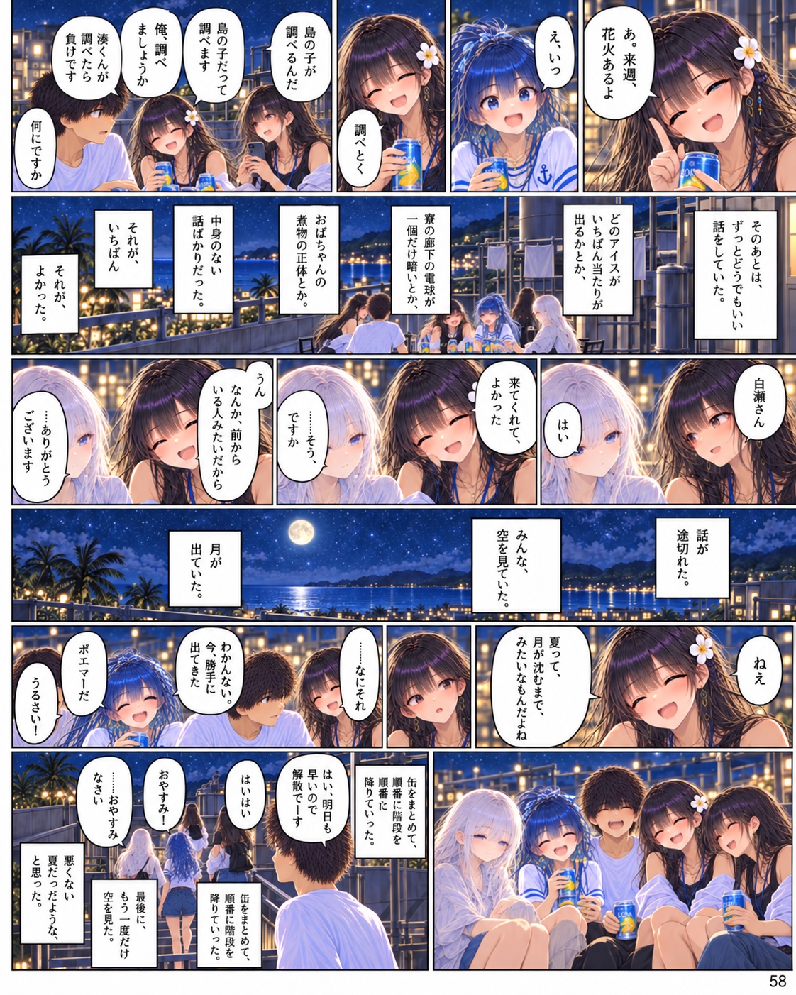 月が沈むまで。 Chapter 1 ページ58